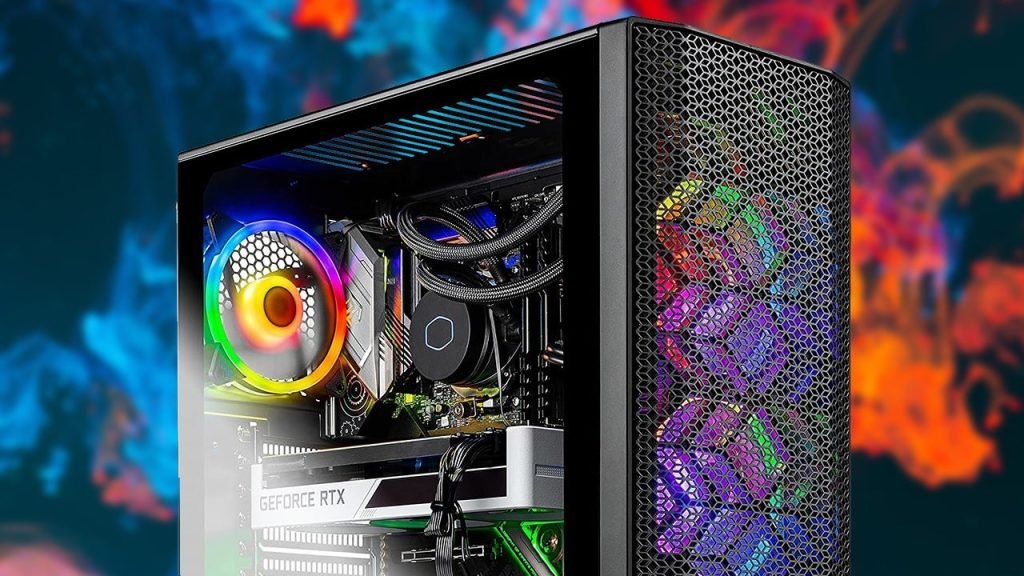 The skytech blaze liquid cooled intel core i7 rtx 3060 ti ga zexu